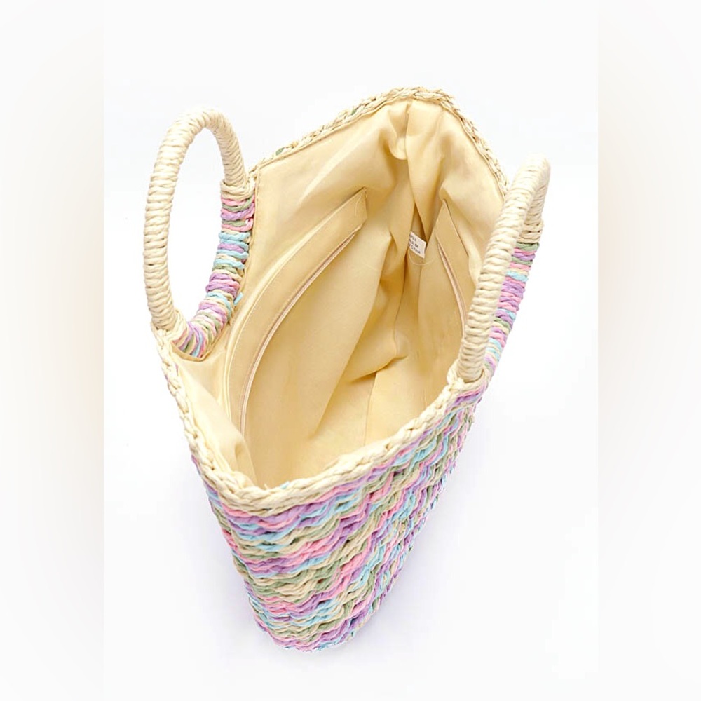 Colorful Straw Bag - Picture 3 of 5